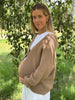 100% Pure Merino Maternity Chunky Ribbed Cardigan