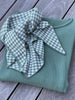 Gingham Neckerchief 100% Pure Merino Wool