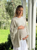 100% Organic Cotton Lace Boxy Maternity Top