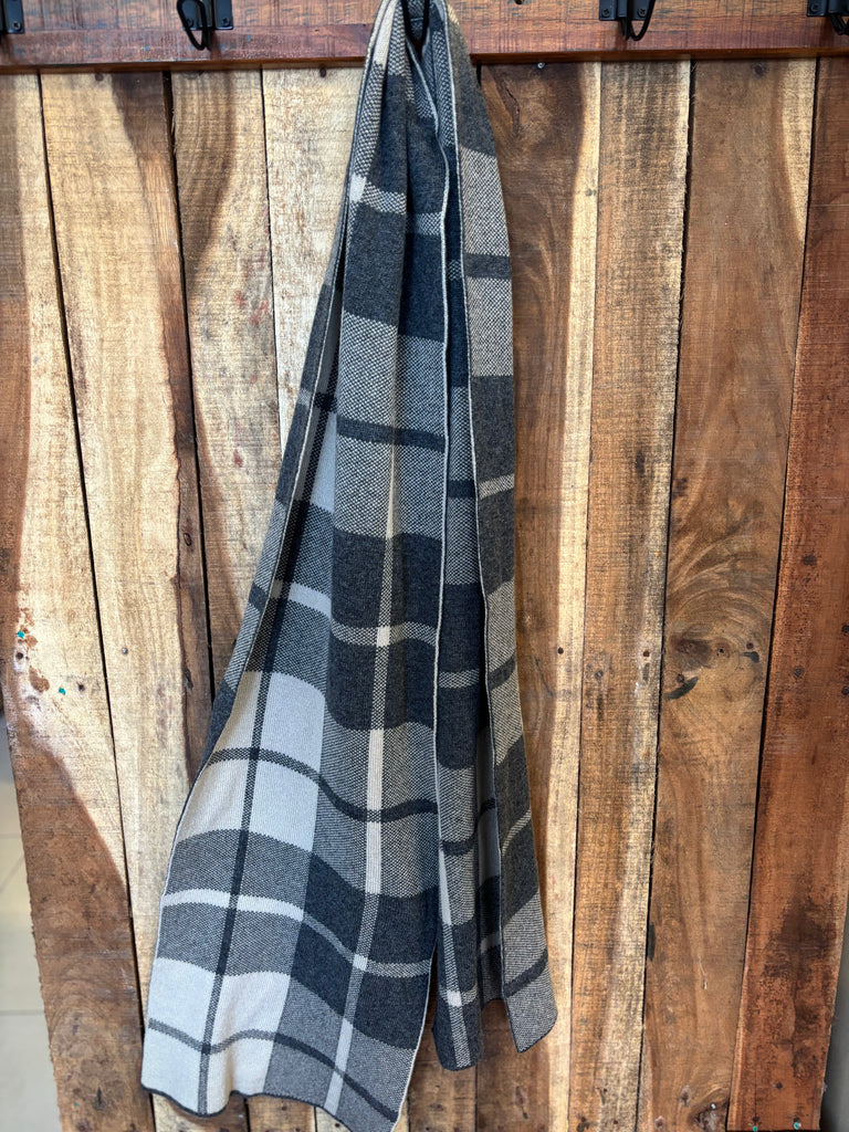 100% Pure Cashmere Tartan Scarf