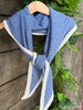 100% Pure Cashmere Jersey Pointed Scarf