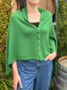 100% Pure Merino Fine Knit Button Multi Wrap