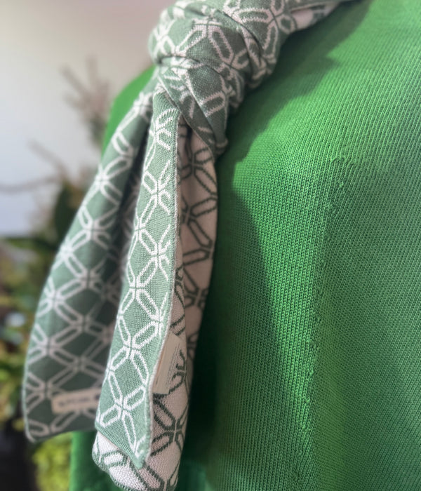 100% Pure Merino Wool Geo Scarf