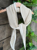 100% Pure Cashmere Jersey Pointed Scarf