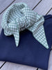 Gingham Neckerchief 100% Pure Merino Wool