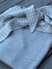 Gingham Neckerchief 100% Pure Merino Wool