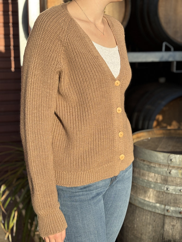 100% Pure Merino Chunky Ribbed Cardigan