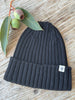 Mens Ribbed Merino Beanie
