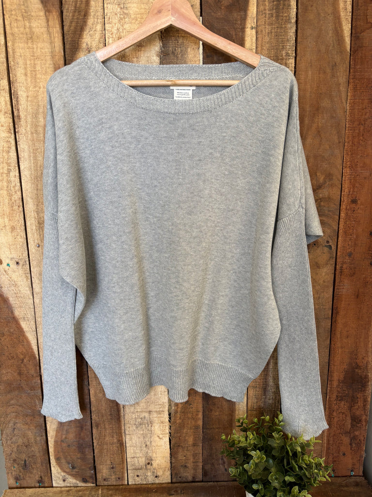 100% Organic Cotton Tapered Crew Jumper