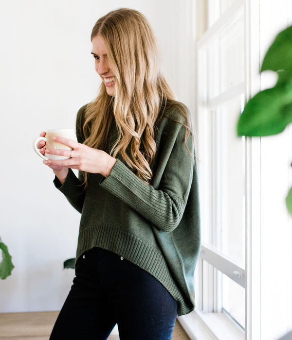 100% Pure Merino Boxy Crop