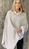 100% Pure Merino Chunky Ribbed Poncho