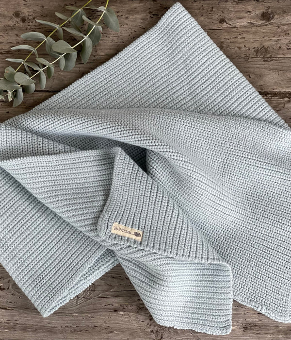 Ribbed Merino Chunky Scarf