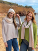 Gingham Scarf 100% Pure Merino Wool