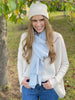 Gingham Scarf 100% Pure Merino Wool