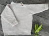 Children's Ribbed Merino Knit Pull-over Jumper - 100% Extra Fine Merino Wool