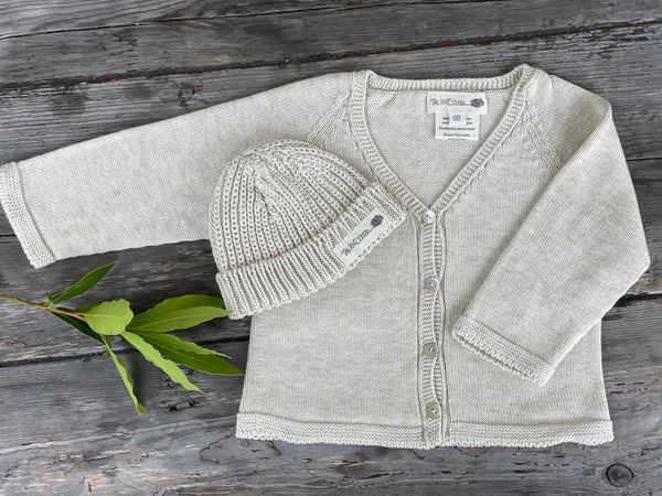 Grey 2025 baby cardigan