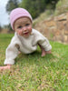 Children's Ribbed Merino Knit Pull-over Jumper - 100% Extra Fine Merino Wool