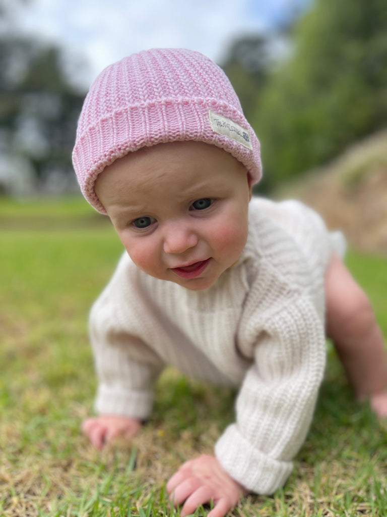Chunky knit Beanie 100% Organic Cotton