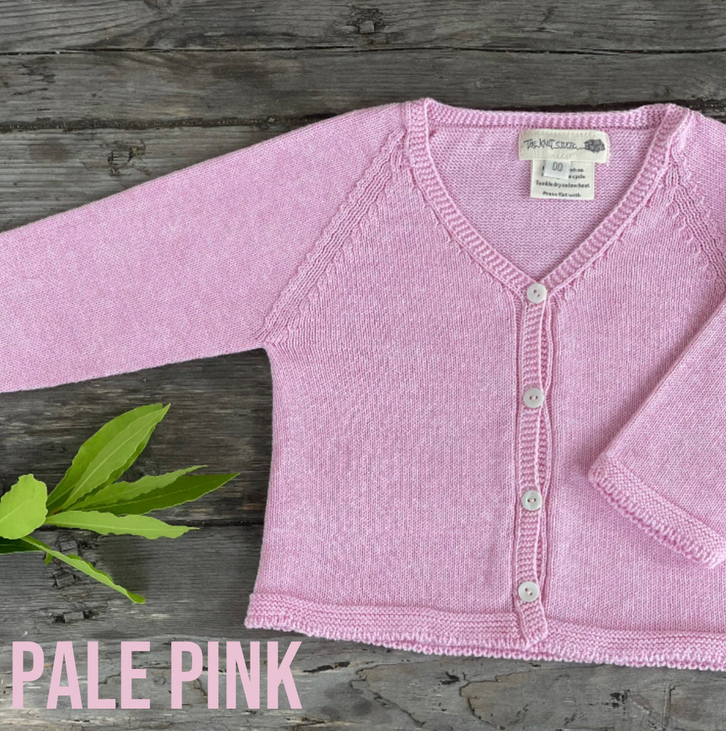 Fine Knit Cardigan 100% Organic Cotton