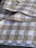 GIFT PACK - Fine Knit Gingham Cot Blanket + Block colour Swaddle