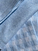 GIFT PACK - Fine Knit Gingham Cot Blanket + Block colour Swaddle