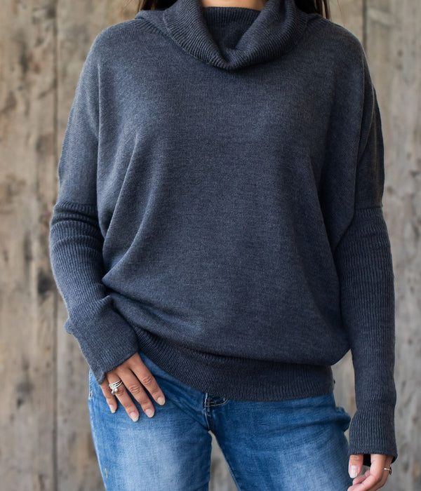 100% Pure Merino Cowl Neck