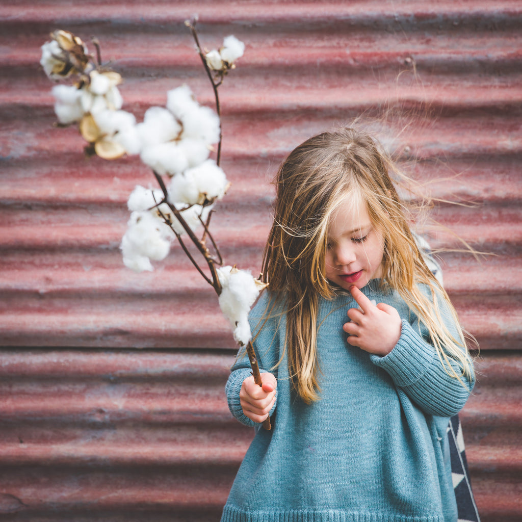 100% Pure Merino Boxy Split - Children's