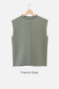 100% Pure Merino Wool Curled Vest