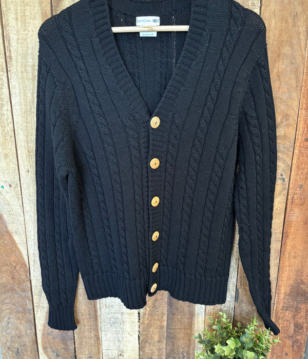 100% Pure Merino Cable Knit Cardigan