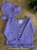 GIFT PACK - Fine Knit Cardigan + Knit Beanie - 100% Cotton