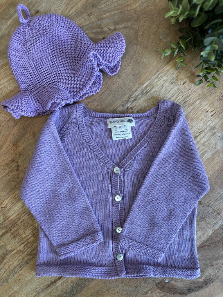 GIFT PACK - Fine Knit Cardigan + Gumnut Beanie