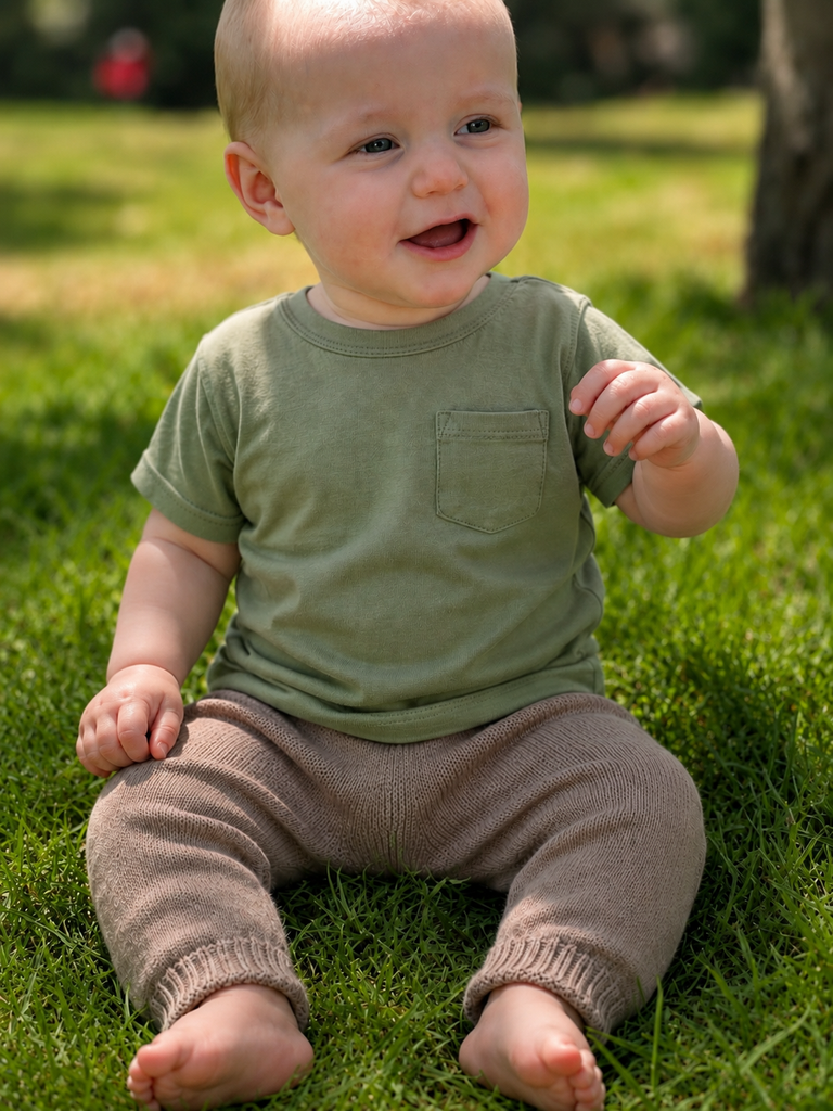 Baby Knit Pants - 100% Cotton