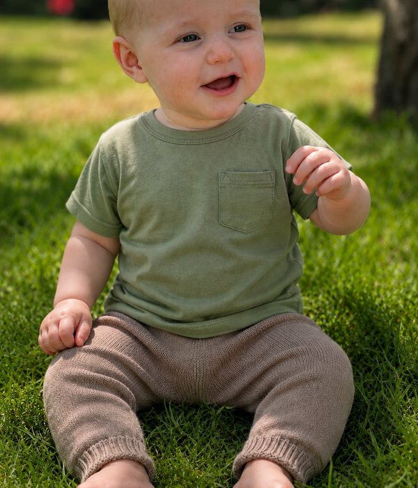 Baby Knit Pants - 100% Cotton