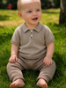 Baby Knit Polo Top - 100% Cotton