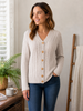 100% Pure Merino Cable Knit Cardigan