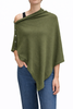 100% Pure Merino Fine Knit Button Multi Wrap