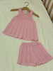 Lace Dress & Shorts Two Piece Set - 100% Cotton