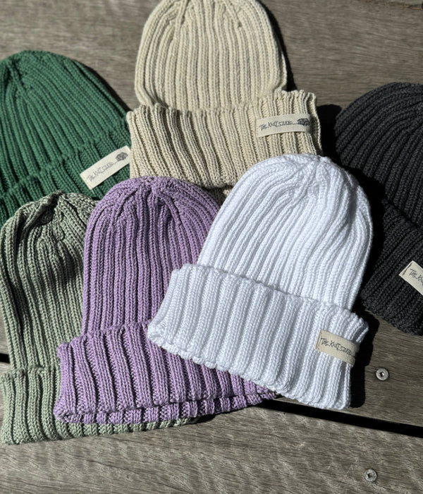 Classic Children's 100% Organic Cotton Ribbed Beanie
