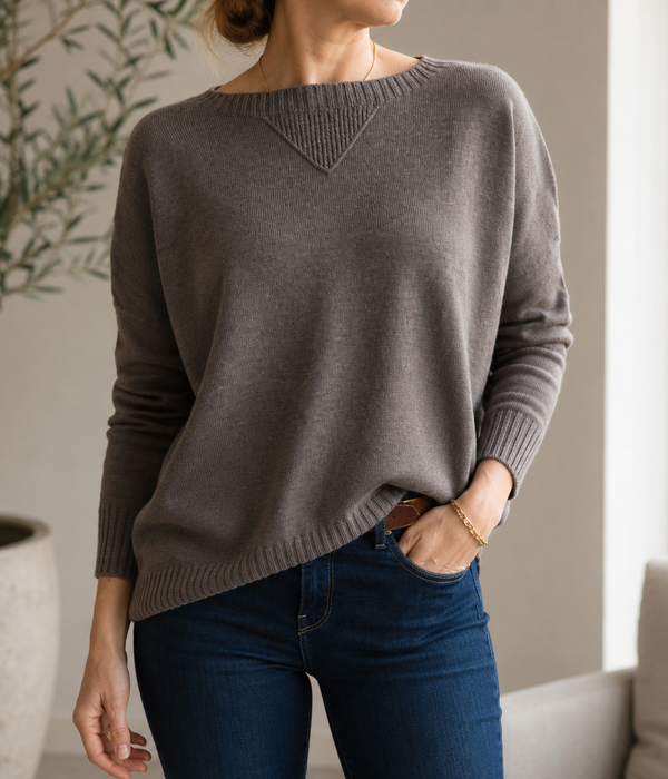 100% Extra Fine Merino Wool Windcheater Knit