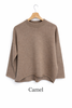 Curled Edge Crew Neck Jumper- 100% Merino Wool