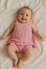 Lace Dress & Shorts Two Piece Set - 100% Cotton