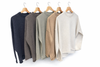 Curled Edge Crew Neck Jumper- 100% Merino Wool