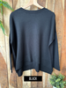 100% Pure Merino Boxy Split Crew Neck