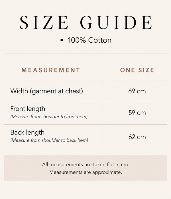 100%  Cotton Short Sleeved Curled Edge