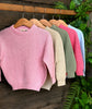 Ribbed Knitted Children's Jumper -  100% Cotton