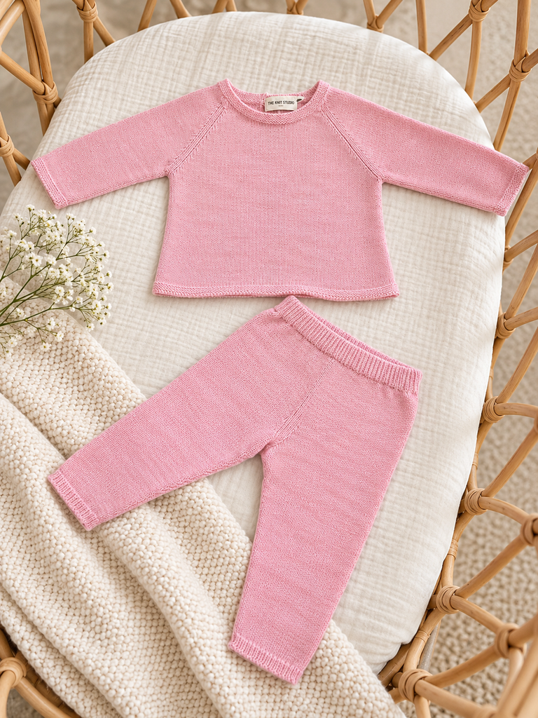 Fine Knit Jumper & Pants Set - Mix & Match Colours