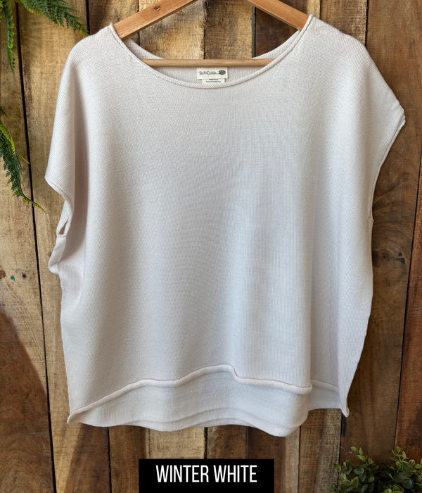 100% Pure Merino Short Sleeved Curled