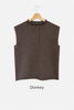 100% Pure Merino Wool Curled Vest