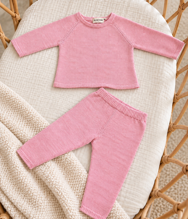 Fine Knit Jumper & Pants Set - Mix & Match Colours