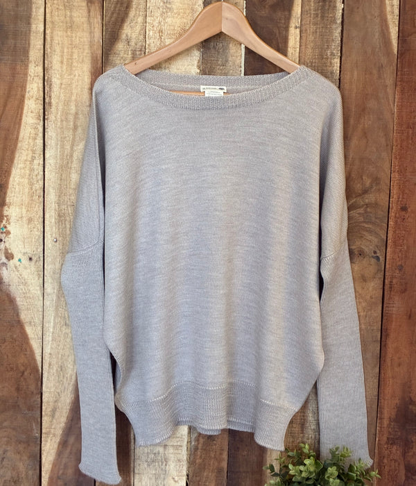 100% Pure Merino Tapered Crew Jumper